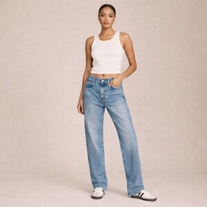 Reformation Jeans Val 90s Mid Rise Straight Leg Jeans Size 32 Colorado Wash